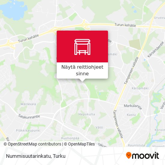 Nummisuutarinkatu kartta