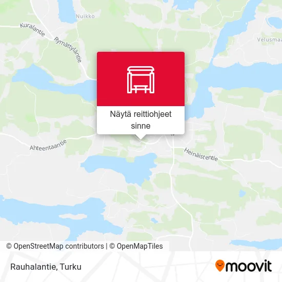 Rauhalantie kartta