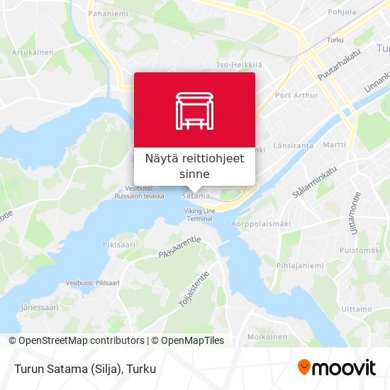 Turun Satama (Silja) kartta
