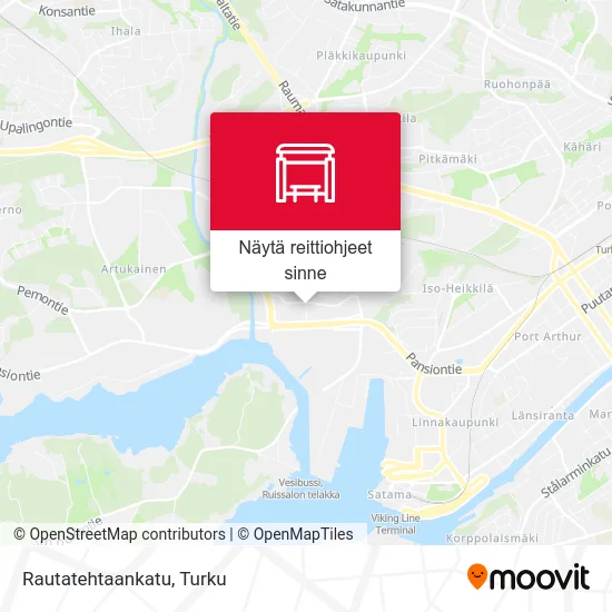 Rautatehtaankatu kartta