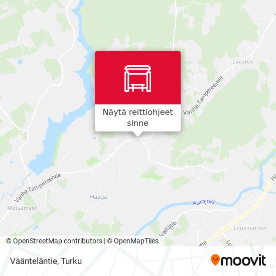 Väänteläntie kartta