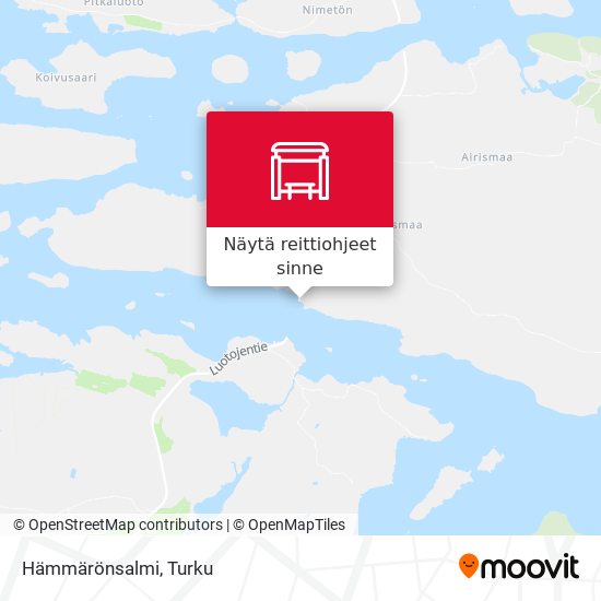 Hämmärönsalmi kartta