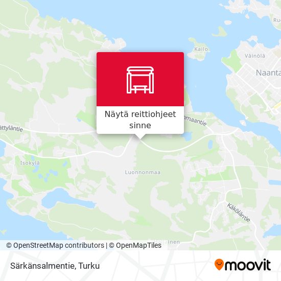 Särkänsalmentie kartta