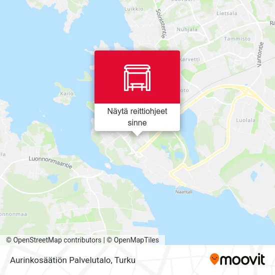 Aurinkosäätiön Palvelutalo kartta