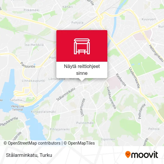 Stålarminkatu kartta