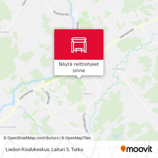 Liedon Koulukeskus, Laituri 3 kartta