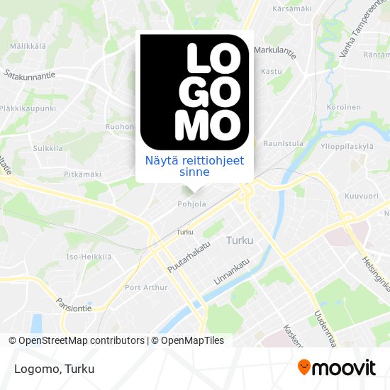 Kuinka päästä kohteeseen Logomo paikassa Turku kulkuvälineellä Bussi?