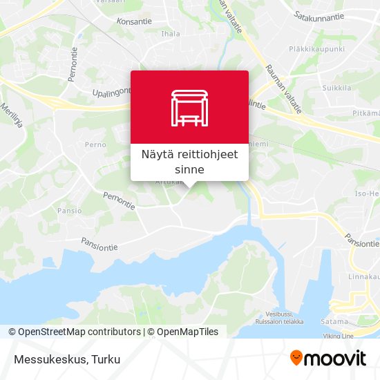 Kuinka päästä kohteeseen Messukeskus paikassa Turku kulkuvälineellä Bussi?