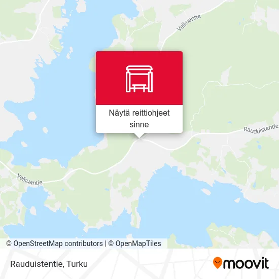 Rauduistentie kartta