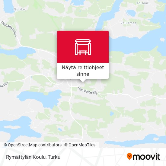 Rymättylän Koulu kartta