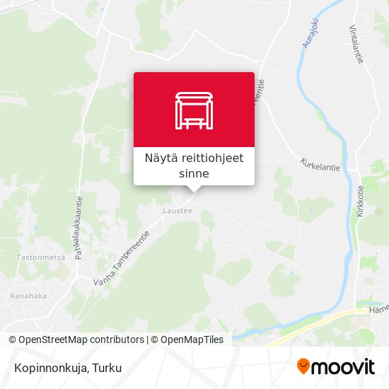 Kopinnonkuja kartta