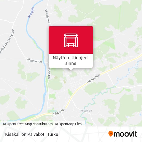 Kisakallion Päiväkoti kartta