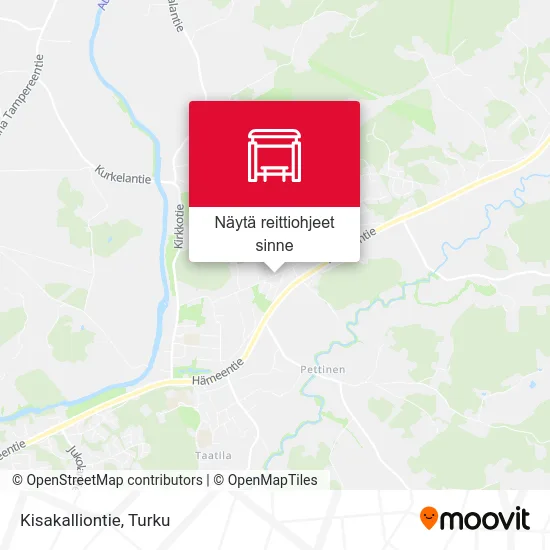 Kisakalliontie kartta