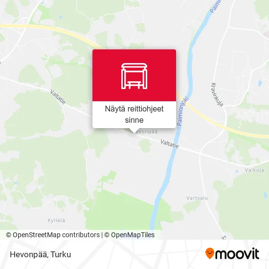 Hevonpää kartta