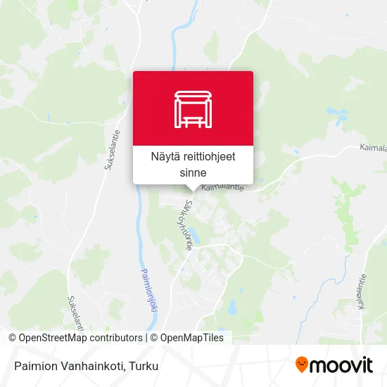 Paimion Vanhainkoti kartta
