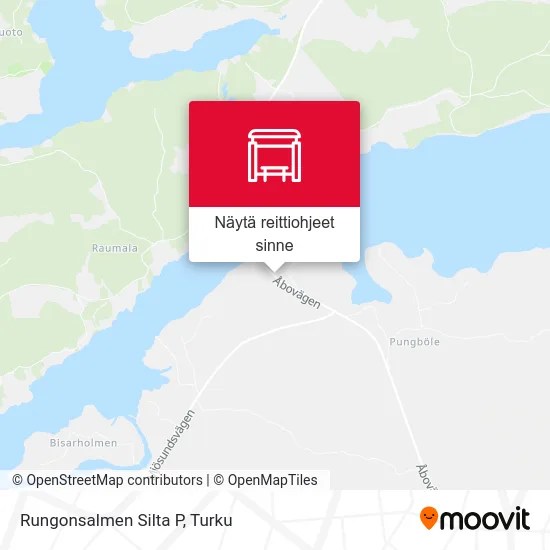 Rungonsalmen Silta P kartta