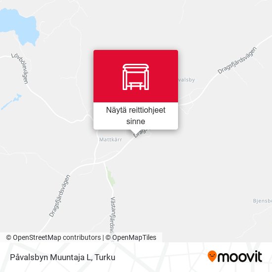 Påvalsbyn Muuntaja L kartta