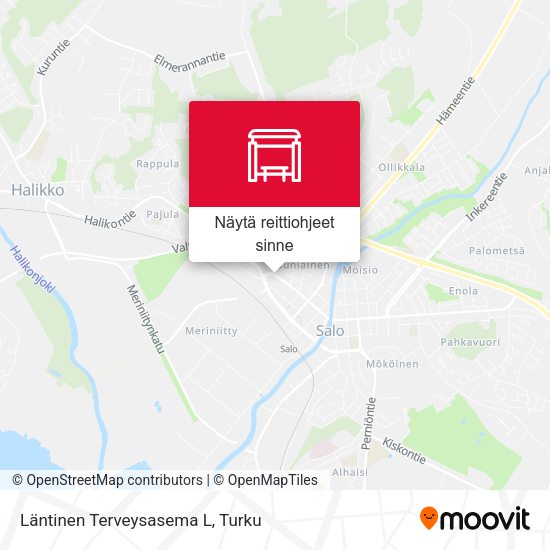 Läntinen Terveysasema L kartta