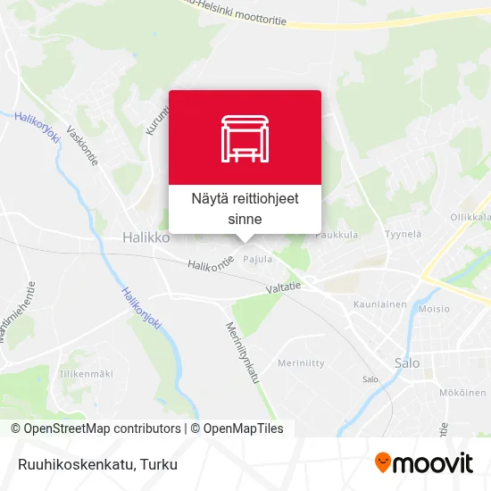 Ruuhikoskenkatu kartta