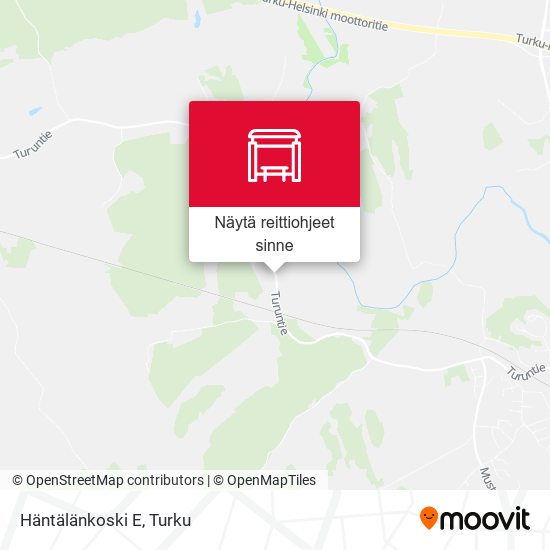 Häntälänkoski E kartta