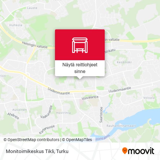 Monitoimikeskus Tikli kartta