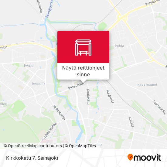 Kirkkokatu 7 kartta