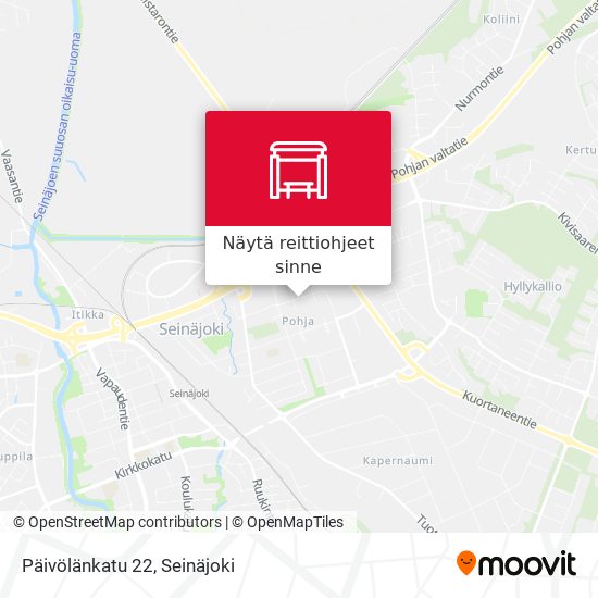 Päivölänkatu 22 kartta
