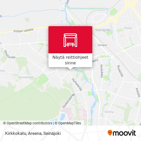 Kirkkokatu, Areena kartta
