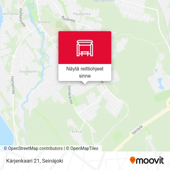 Kärjenkaari 21 kartta