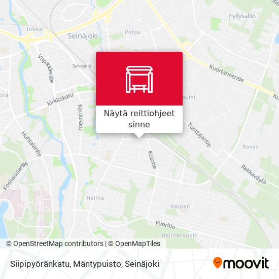 Siipipyöränkatu, Mäntypuisto kartta