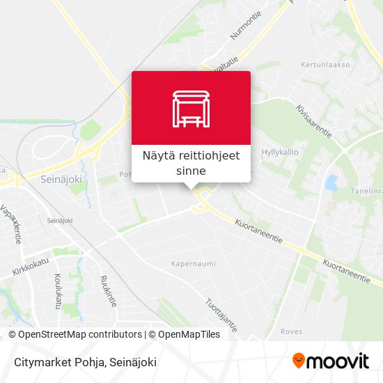 Citymarket Pohja kartta