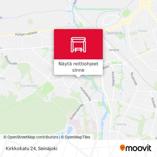 Kirkkokatu 24 kartta