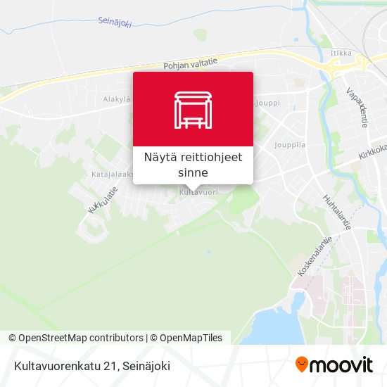 Kultavuorenkatu 21 kartta