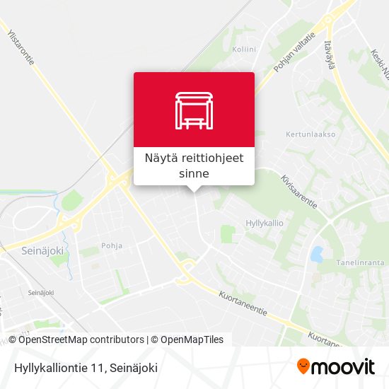 Hyllykalliontie 11 kartta