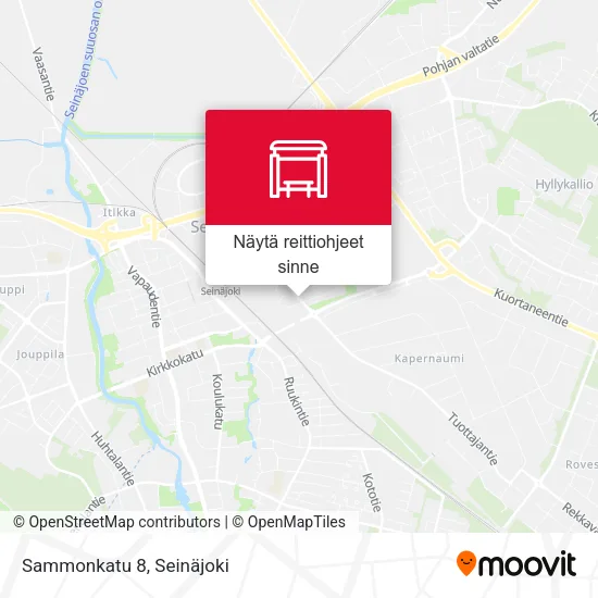 Sammonkatu 8 kartta