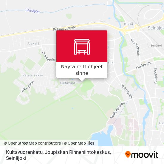 Kultavuorenkatu, Joupiskan Rinnehiihtokeskus kartta