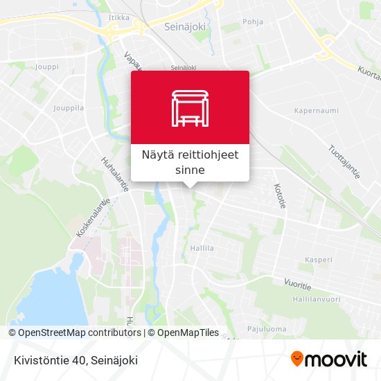 Kivistöntie 40 kartta