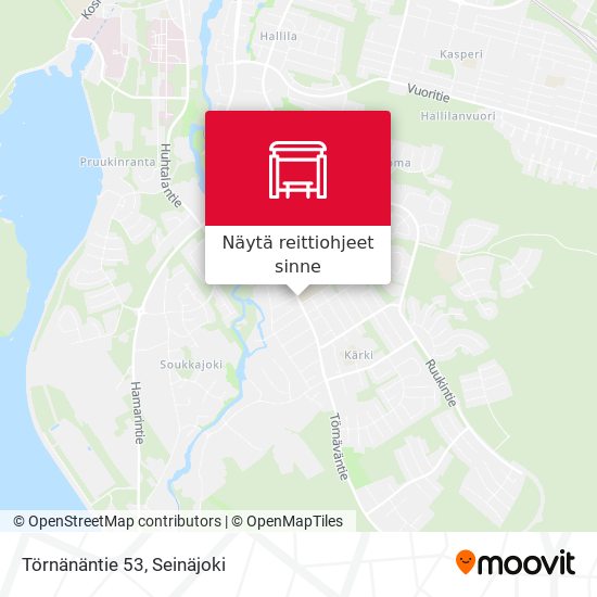 Törnänäntie 53 kartta