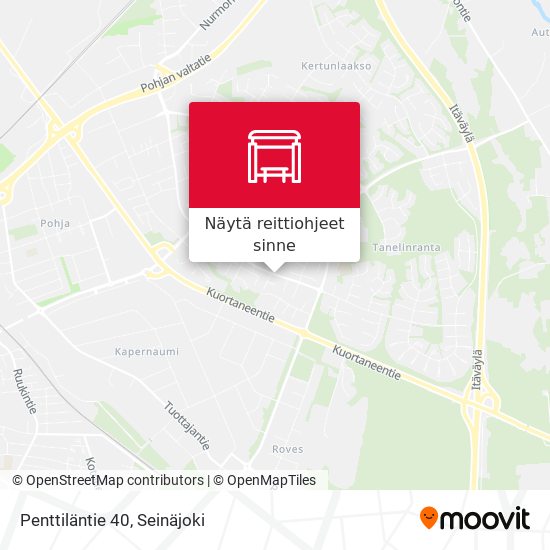 Penttiläntie 40 kartta