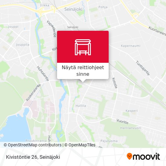 Kivistöntie 26 kartta