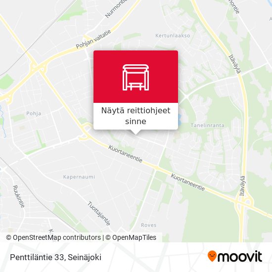 Penttiläntie 33 kartta