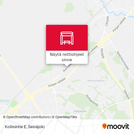 Koliinintie E kartta