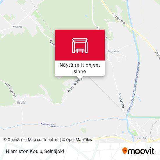 Niemistön Koulu kartta