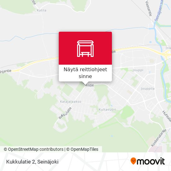 Kukkulatie 2 kartta