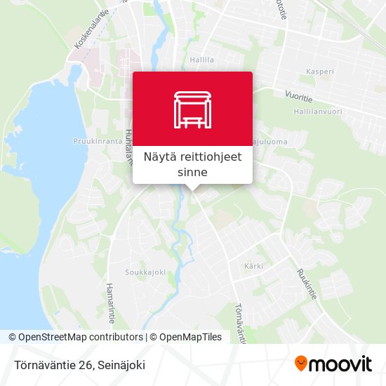 Törnäväntie 26 kartta
