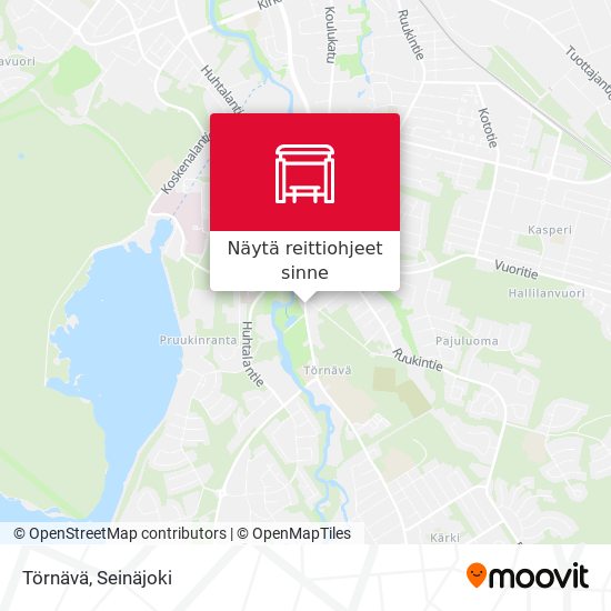 Törnävä kartta