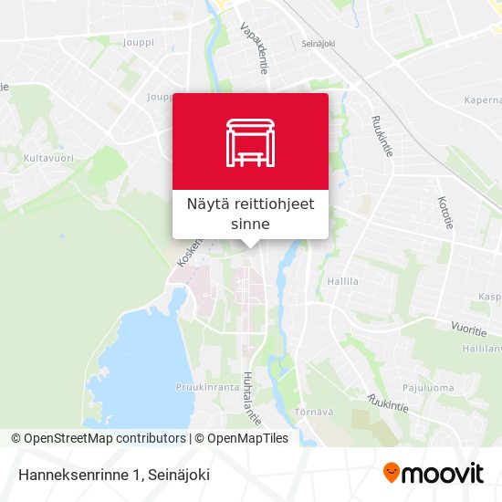Hanneksenrinne 1 kartta