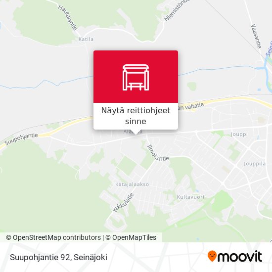 Suupohjantie 92 kartta