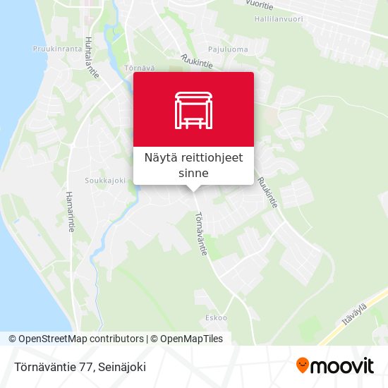 Törnäväntie 77 kartta