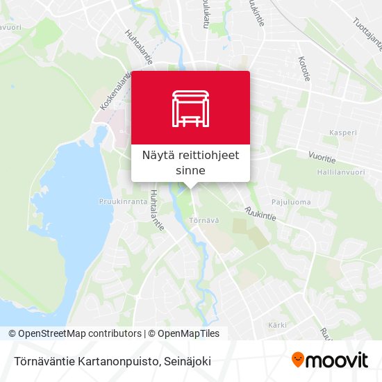 Törnäväntie Kartanonpuisto kartta